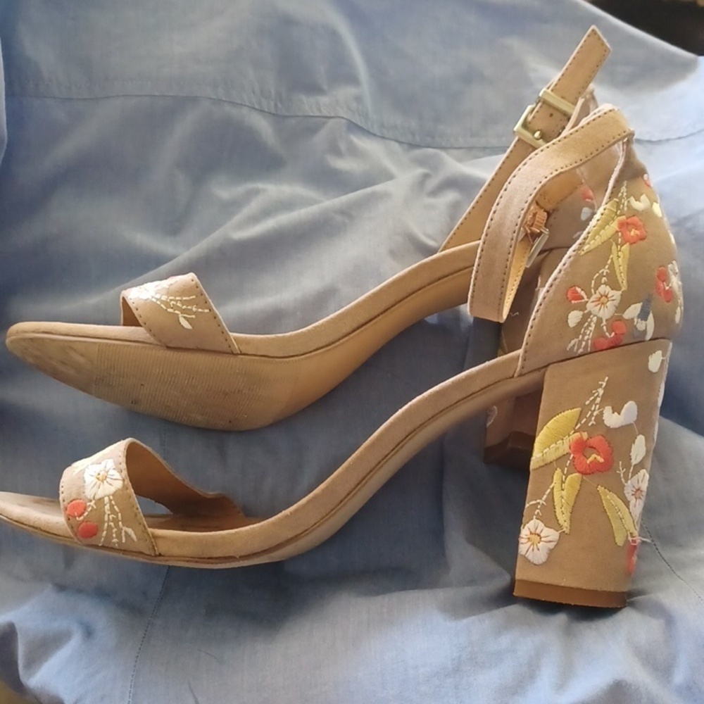 Madden Floral high heel sandals